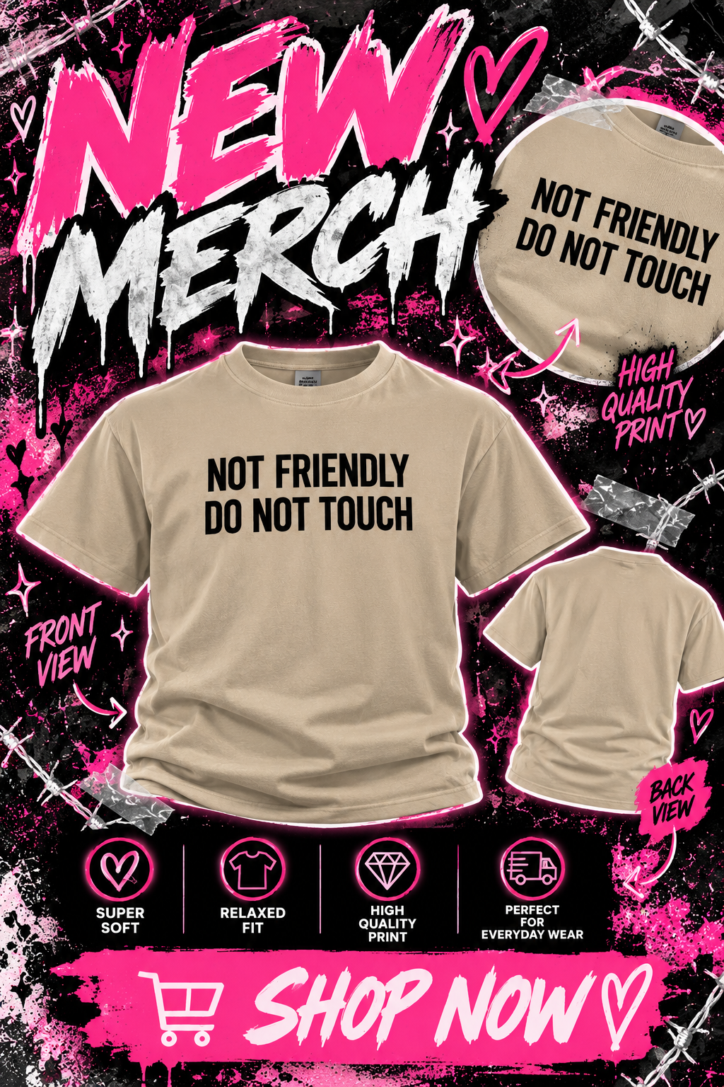 Not Friendly T-Shirt