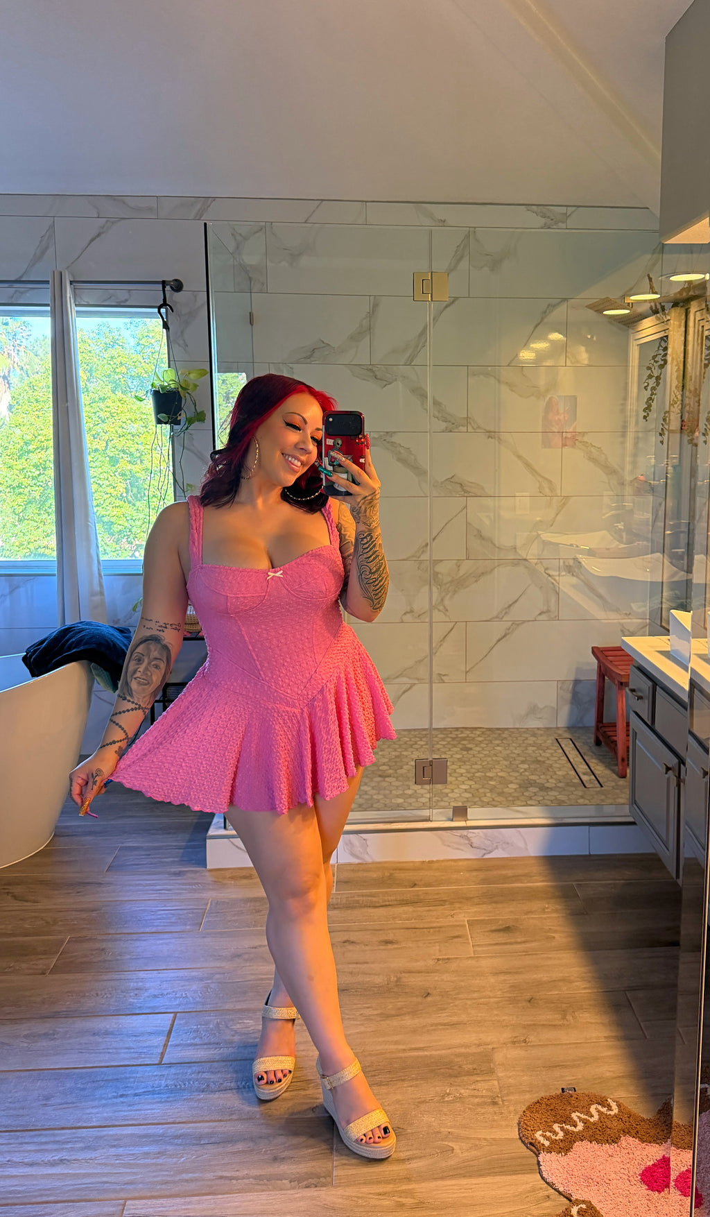 Bubble Gum Mini Dress