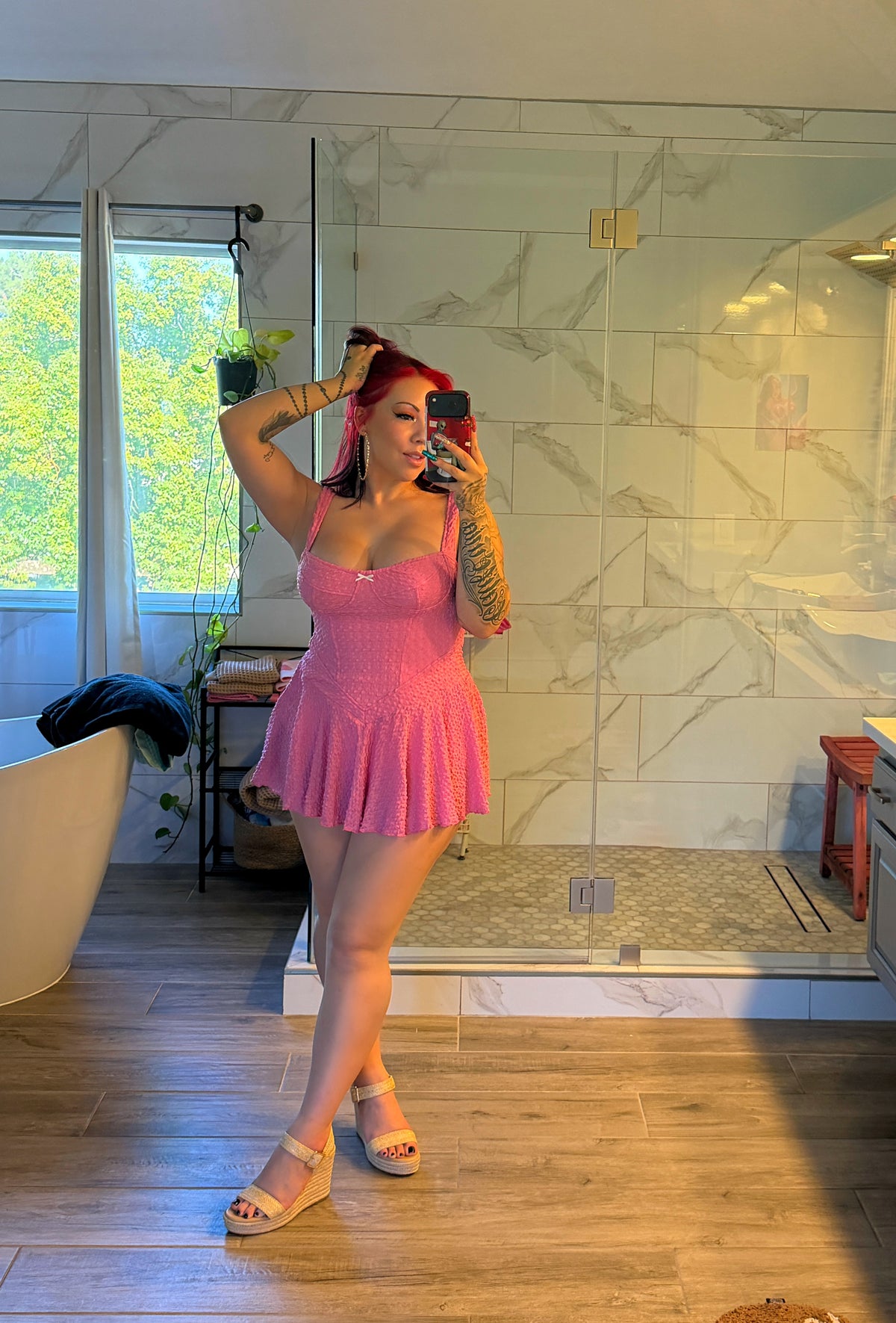 Bubble Gum Mini Dress