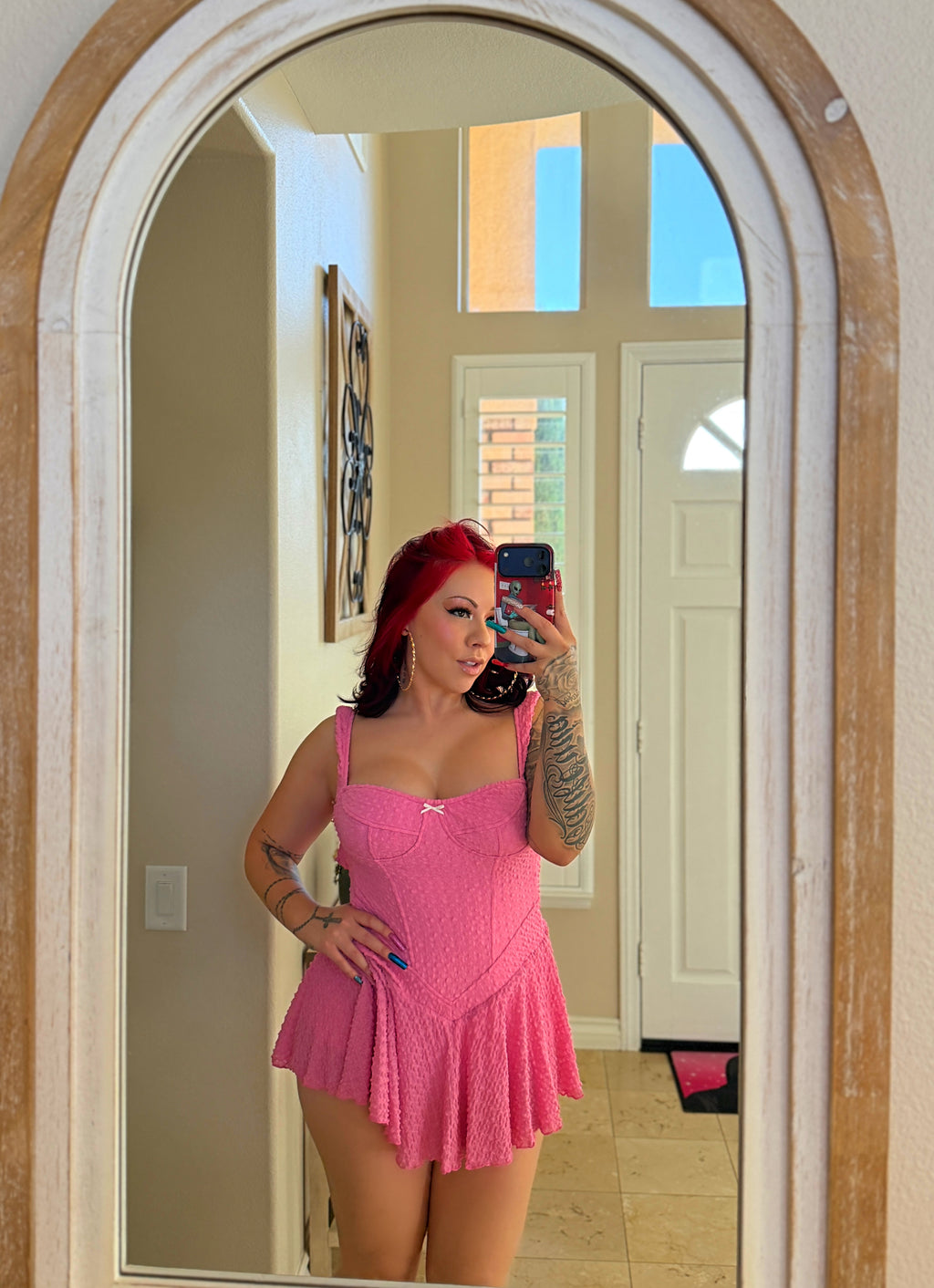 Bubble Gum Mini Dress