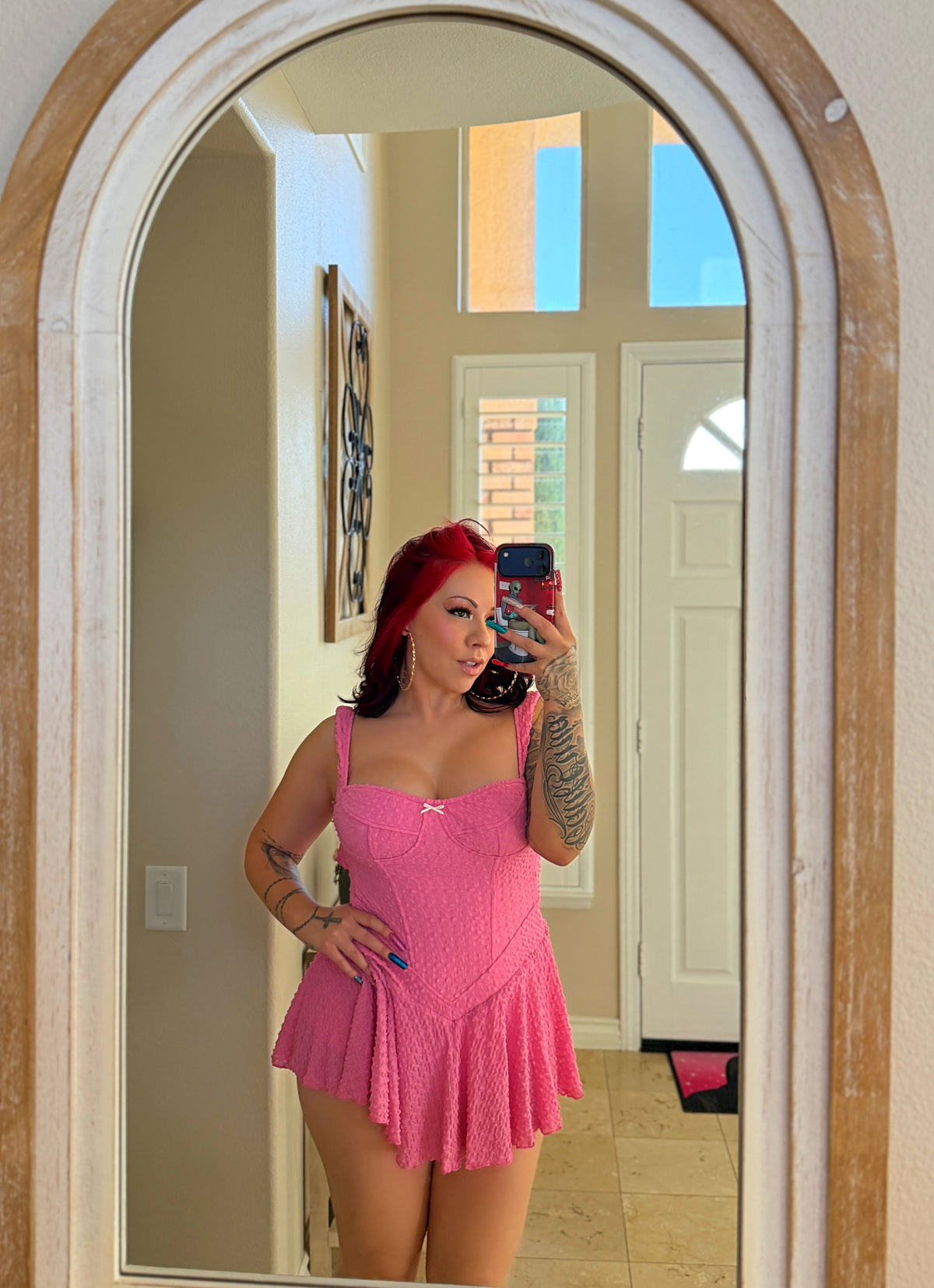 Bubble Gum Mini Dress