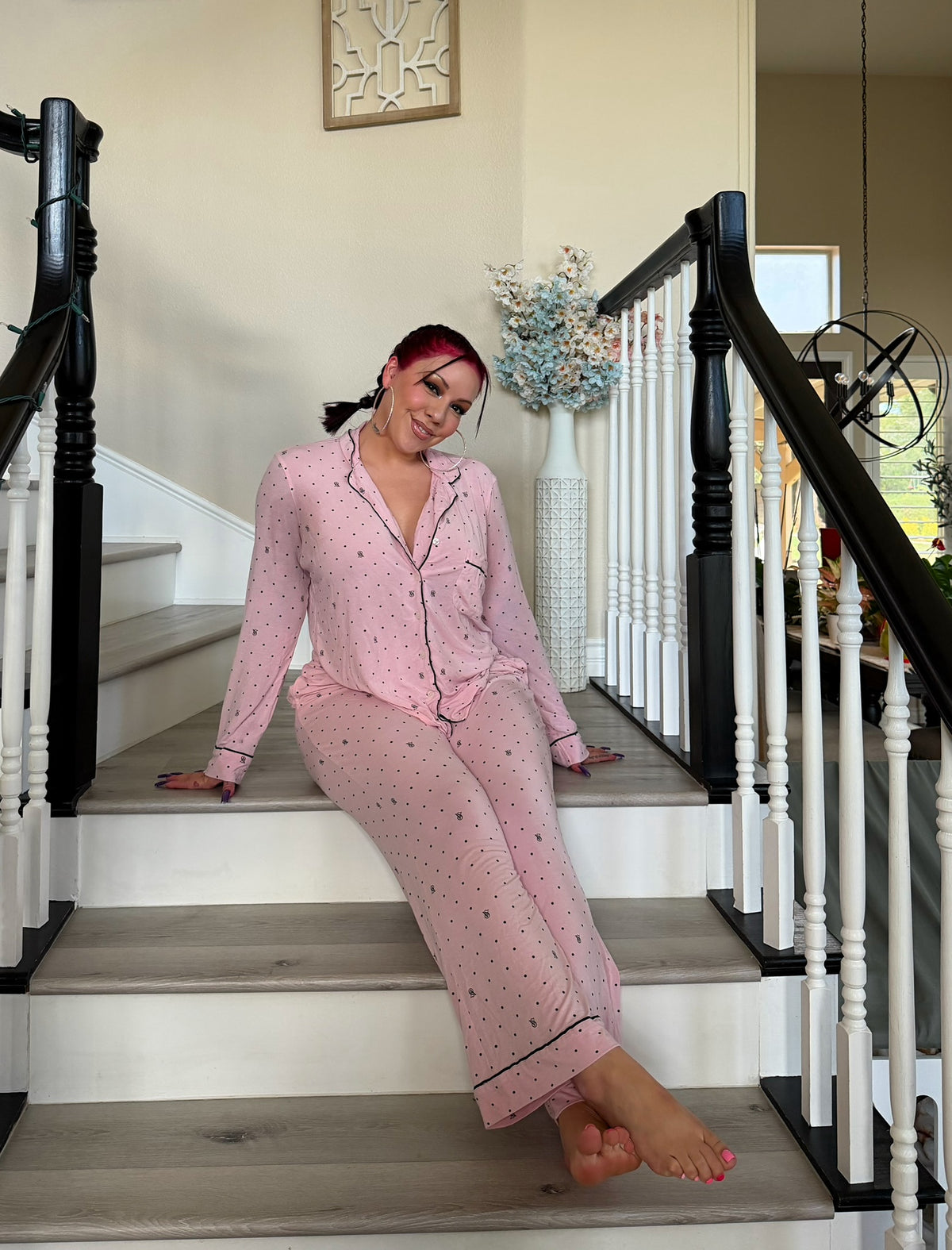 Staying In PJ Set