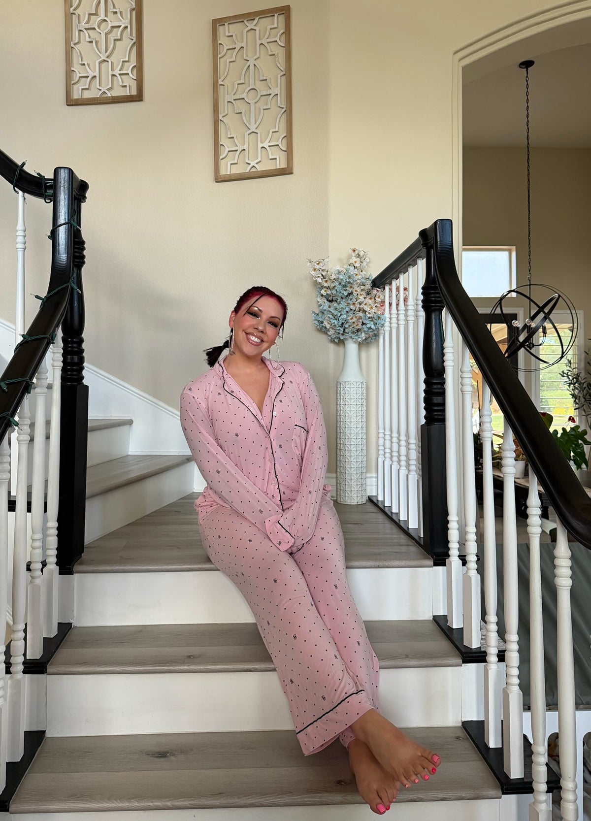 Staying In PJ Set
